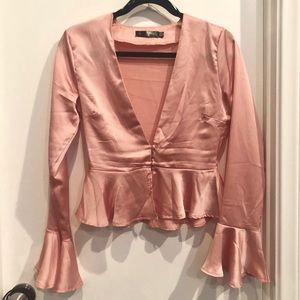 Fit and flare bell sleeve top/blouse (PS)